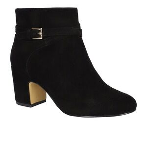Arlette Round Toe Zippered Booties